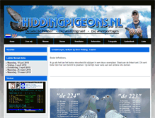 Tablet Screenshot of hiddingpigeons.nl